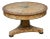 19th Century Italian Faux Painted Center Table with Trompe-l’Œil Marble Finish For Sale