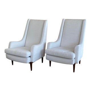 Danish Modern Club Chairs - a Pair For Sale