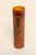 Vintage Studio Pottery Sunburst and Botanical Motif Matte Amber Glazed Vase For Sale - Image 4 of 18