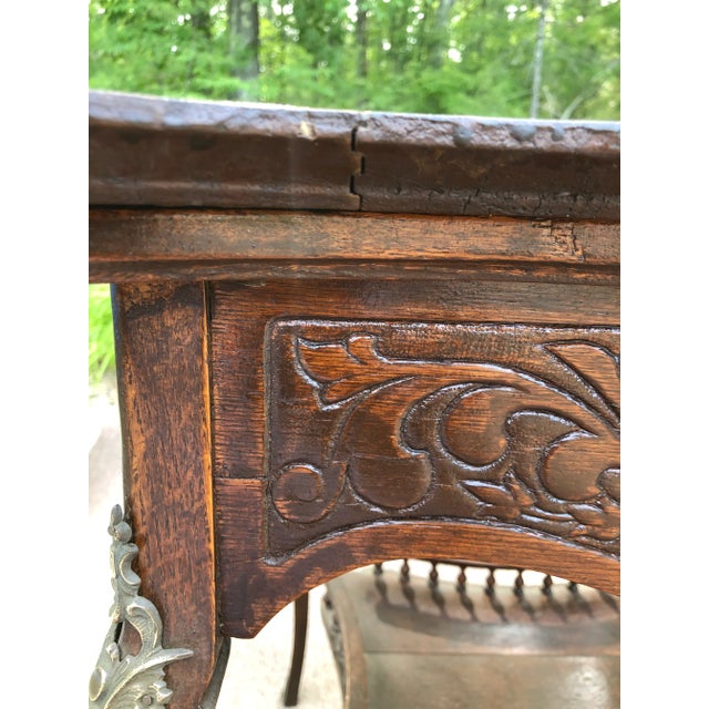 Antique English Queen Anne Walnut Table For Sale - Image 9 of 10