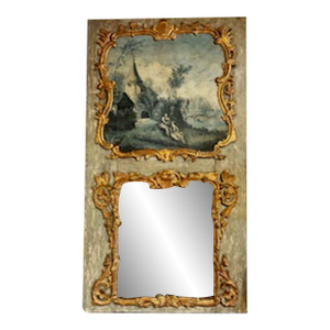 18th Century French Trumeau Mirror