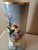 Antique Limoges B & Co Hand Painted Vase of Flowers & Taningers For Sale - Image 10 of 13