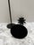 Black Vintage Black Metal Pine Tree Candleholders, Set of Two For Sale - Image 8 of 8