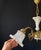 Vintage Ceramic and Glass Chandelier, 1960s For Sale - Image 4 of 18