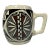Acoma Pueblo Pottery Signed C H Large Glazed Mug For Sale