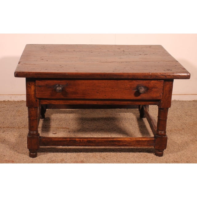 Late 16th Century Spanish Coffee Table in Walnut For Sale - Image 10 of 10
