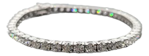 Platinum 8.55 Ct Diamond Tennis Bracelet