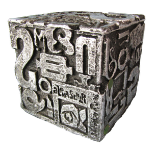 1960s Alphasculpt Signed Sheldon Rose Vintage Mid-Century Modern Metal Cube Brutalist Sculpture