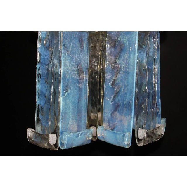 Mid-Century Iridescent Laguna Chandelier by Renato Toso for Fratelli Toso For Sale - Image 9 of 18