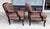 Wood Pair of Fairfield Paisley Fauteuil Chairs With Ottoman For Sale - Image 7 of 18