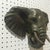 1970s Mid-Century Modern Pair of Bronze Elephant Heads For Sale - Image 5 of 9