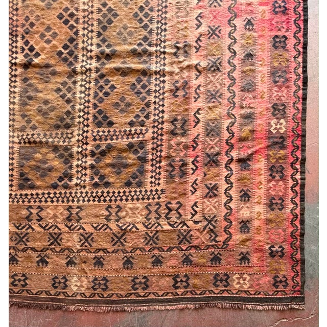 Middle Eastern Kilim Rug, 1960s For Sale - Image 3 of 4