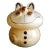 Vintage Chesire Cat Ceramic Cookie Jar by Doranne of California For Sale