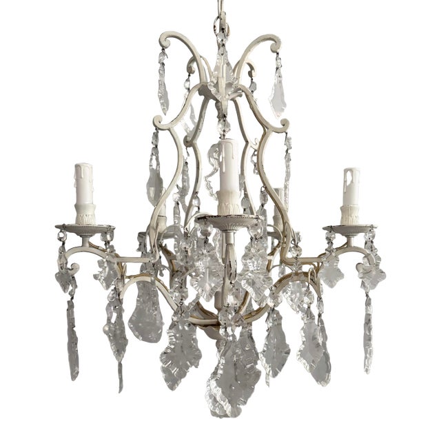 Antique French Versailles Style Crystal Chandelier For Sale