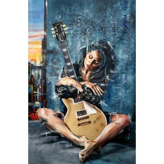 Simona Zecca, Safe Place, Oil on Canvas For Sale