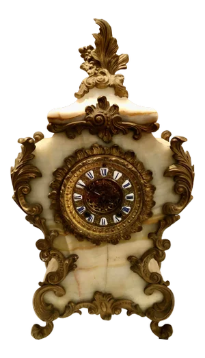 Early 19th Century French Onyx Ormolu Clock