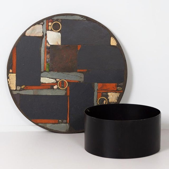 Round Coffee Table by Paul Kingma, 1970s For Sale - Image 4 of 11