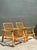 Mid-Century Modern Vintage Pagoda Rattan Lounge Chairs After John Wisner For Sale - Image 3 of 12