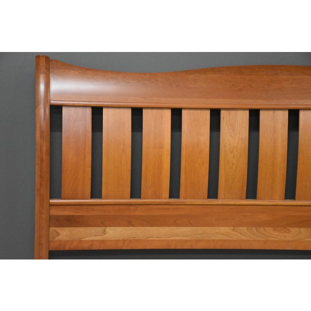 1990s Cherry King Bed by Richardson Brothers For Sale - Image 5 of 11