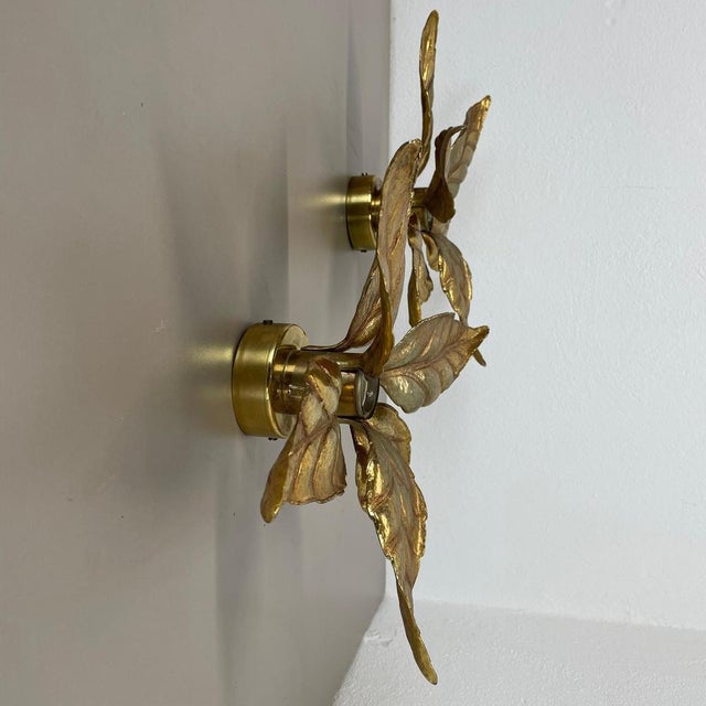Brutalist Brass and Metal Wall Light from Willy Daro, 1970s, Set of 2 For Sale - Image 14 of 18