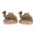 Antique 1925 Cast Iron Copper Camel Bookends For Sale
