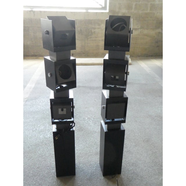 1960s Irving Richards Arteluce Swivel Floor Lamps Restored - a Pair For Sale - Image 5 of 12