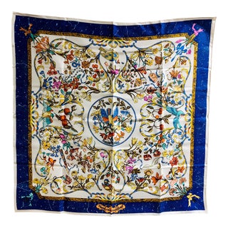 Hermès Pierres D’Orient Et D’Occident Silk Scarf For Sale