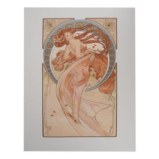 Alphonse Mucha, Les Arts: La Danse, Lithograph For Sale