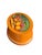 Maitland-Smith Hand Painted Fruit Box With Brass Hand Handle For Sale - Image 10 of 10
