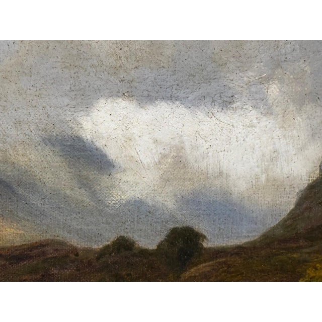 Victorian Borrowdale Lake District View Glaramara Fell Oil Painting by Stephen Enoch Hogley, C. 1880 For Sale - Image 13 of 18