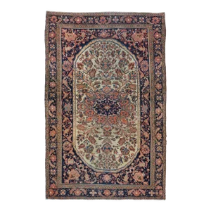Antique Farahan Sarouk Rug 4'4'' x 6'7''