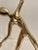 Mid 20th Century Us Open Tennis Player Sculpture in Solid Brass on Marble Base For Sale - Image 5 of 12