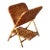 Vintage Rattan Folding Newspaper Holder For Sale