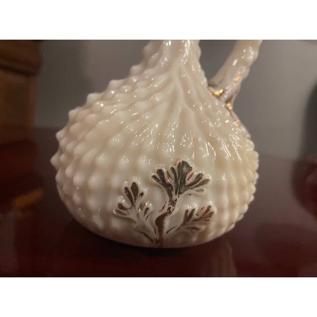 1900s Northwood Argonaut Shell Nautilus Custard Glass Cruet & Stopper For Sale In Nashville - Image 6 of 10