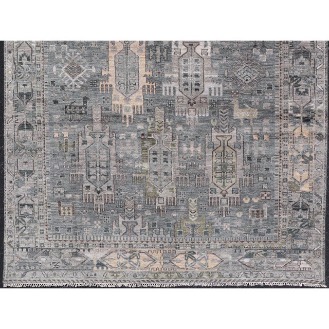 Measures: 9'0 x 12'0 Modern Khotan Hand-Knotted Wool Rug by Keivan Woven Arts, 9' x 12'. Keivan Woven Arts /...