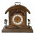 Vintage Shanghai European Style Tourbillon Wheels Clock Display For Sale