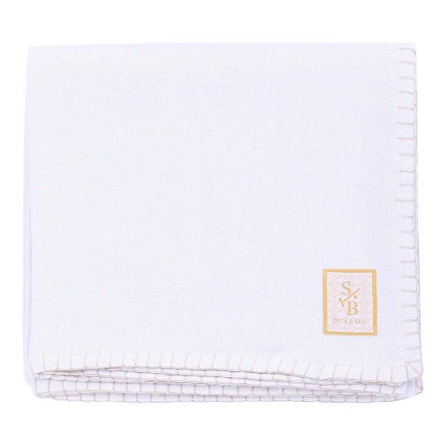 White Alpaca Throw For Sale