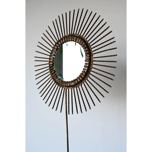 Curtis Jere Double-Sided Brass Sunburst Mirror, 1968 | Chairish