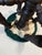 Wood Late Victorian Claw-and-Glass-Ball Stool With Emerald Green Velvet Seat For Sale - Image 7 of 8