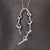 Metal 14k White Gold Ombre Purple Sapphire Pendant With Natural Diamonds For Sale - Image 7 of 8