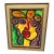 1970s Peter Keil Colorful Portrait Abstract Painting For Sale