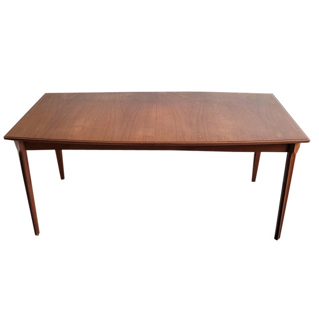 Scandinavian Danish Dining Table in Teak, 1960s For Sale