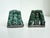 A rare and distinctive pair of ceramic bookends/paper holders or paperweights by the German painter, draftsman, and...