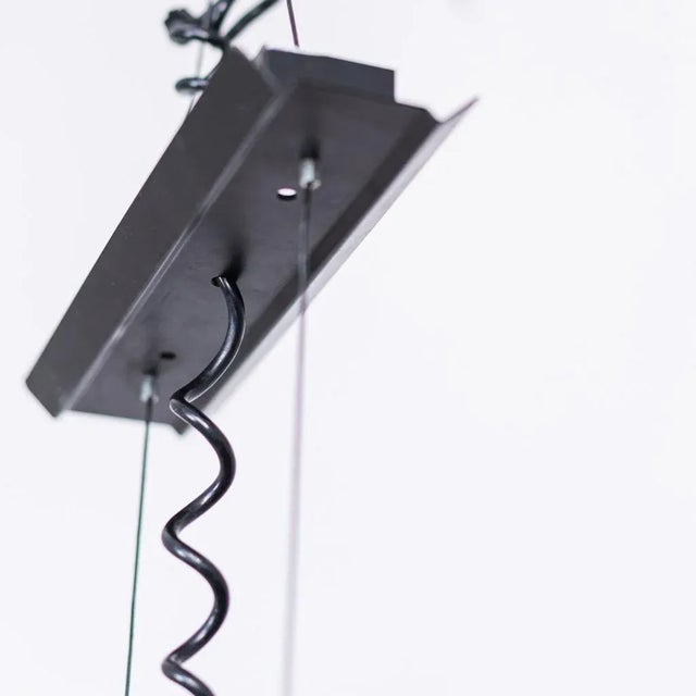 Vintage Modern Glass Chandelier from Sothis, 1980s For Sale - Image 11 of 12