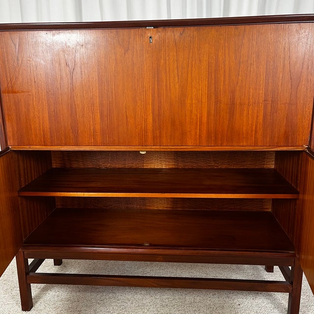 Scandinavian Secretary Desk in the Style of Marian Grabinski for Ikea, 1960s For Sale - Image 11 of 18