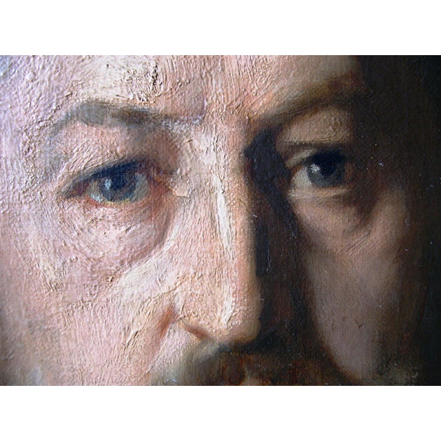 Auguste Francois Roumegous, Portrait Composition, 1877, Oil Painting on Panel, Framed For Sale - Image 6 of 8