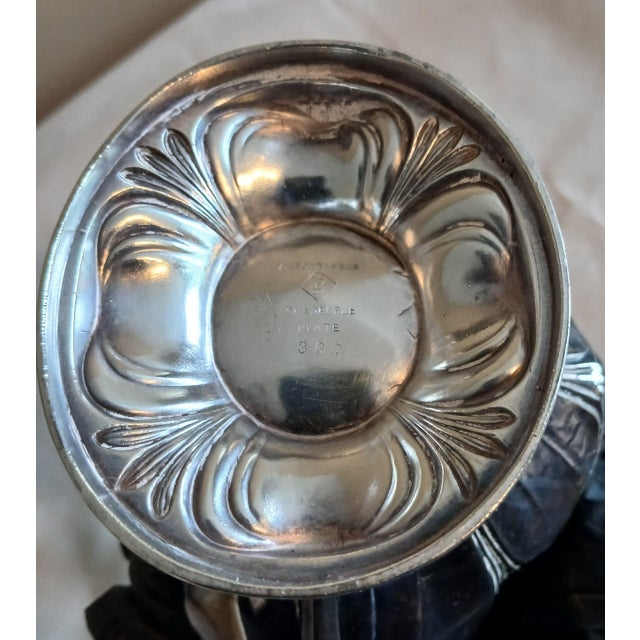 Early 20th Century Pairpoint Quadruple Plate Silver Service Set = 4 pcs For Sale - Image 9 of 14