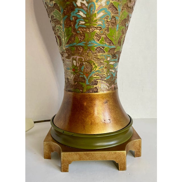 Here is a stunning lamp made by MMM in the early mid-century featuring a technique known as Champleve. You can see that...