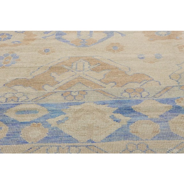 Early 21st Century Vintage Modern Turkish Oushak Rug - 10'00 X 14'07 For Sale - Image 5 of 9