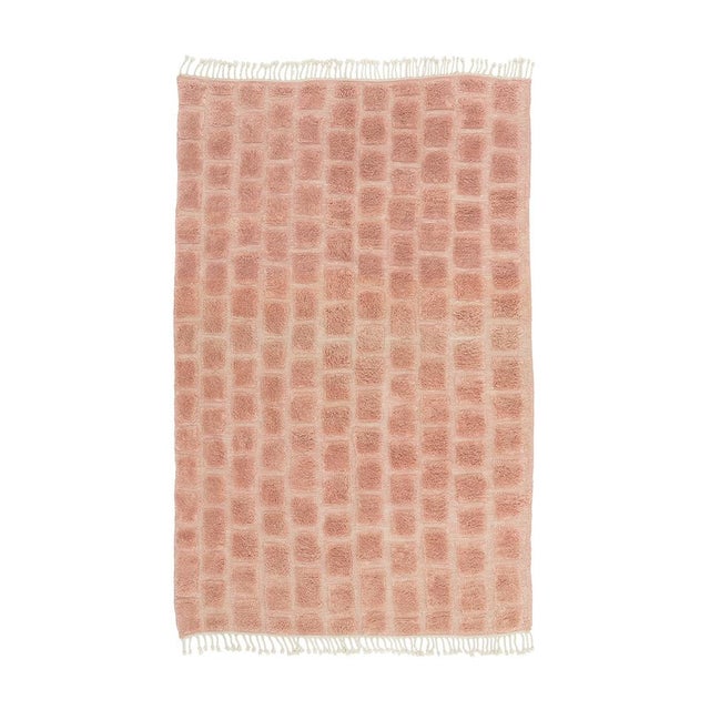 Hand-Knotted Terracotta Wool Rug by Azele Studio For Sale - Image 10 of 10